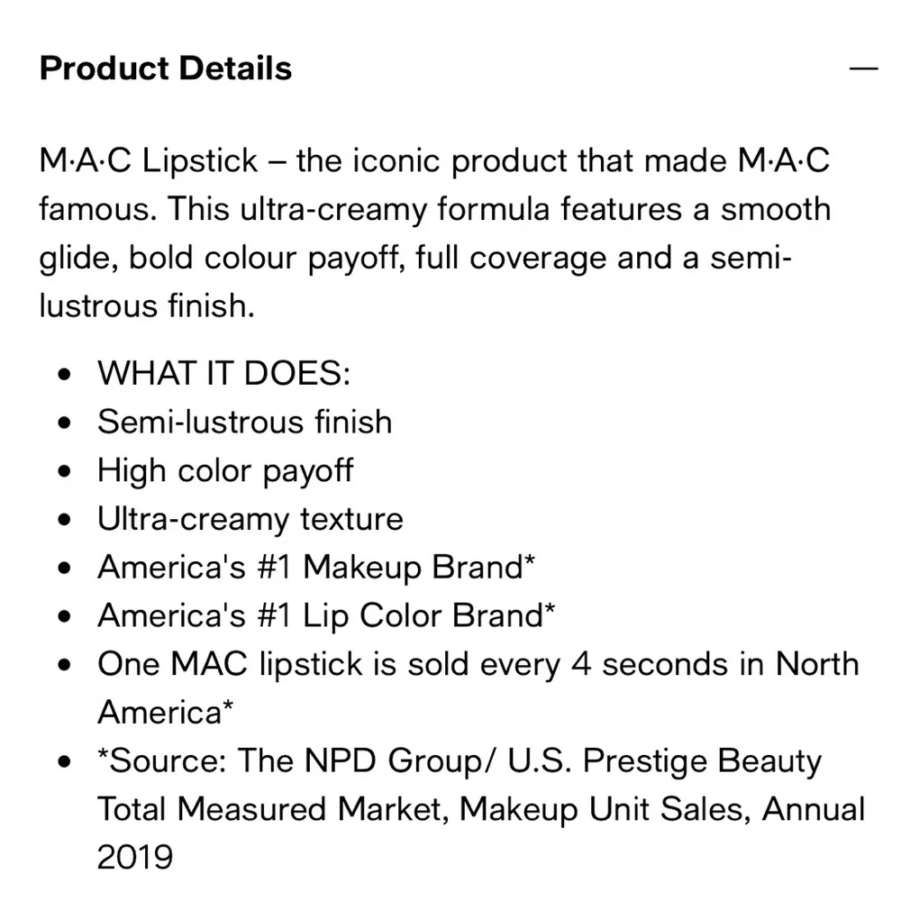 MAC Cosmetics Amplified Lipstick “Brick-O-La” NWT